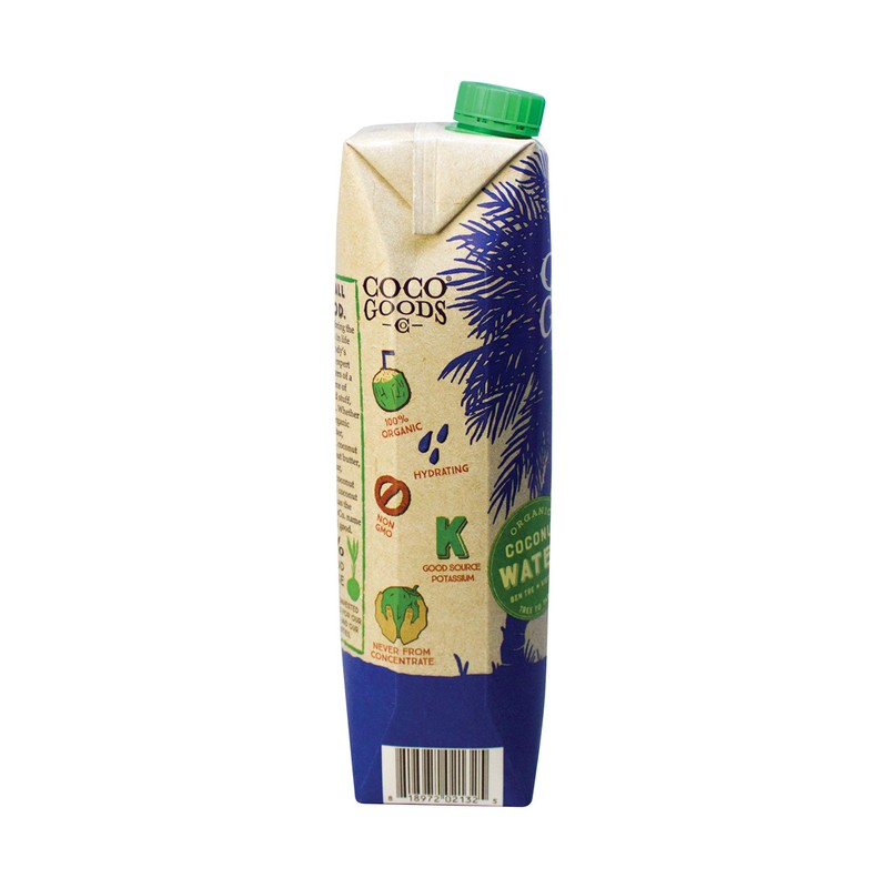 CocoGoodsCo Vietnam Single-Origin 100% Organic Coconut Water, Non-GMO, Never from