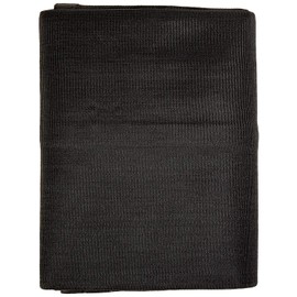 Windscreensupplyco (12 FT X 16 FT) Heavy Duty Black Knitted Mesh Tarp with Grommets 60-70% Shade Use for Shade, Green House, Garden, Canopy, Pools, Dump Truck