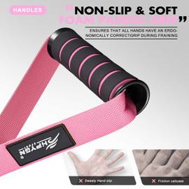 Resistance Band Handles, Replacement Handle Attachments for Cable Machine Pulleys, Resistance Band and Strength Trainer, Pull Down Workout Accessories, Home Gym Add On Equipment