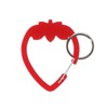 Milkfed STRAWBERRY CARABINER Women's Red One Size Key Chain, red
