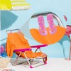 PERFORMORE Flip Flop Beach Towel Clips (Pink), 2-Pack, Portable Towel