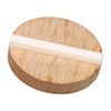 Guitar Resonator Biscuit Replacement Maple Wood Biscuit with Ox Bone