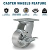 CWfutureparts 4" x 2" Heavy Duty Industrial Casters, 800 lbs
