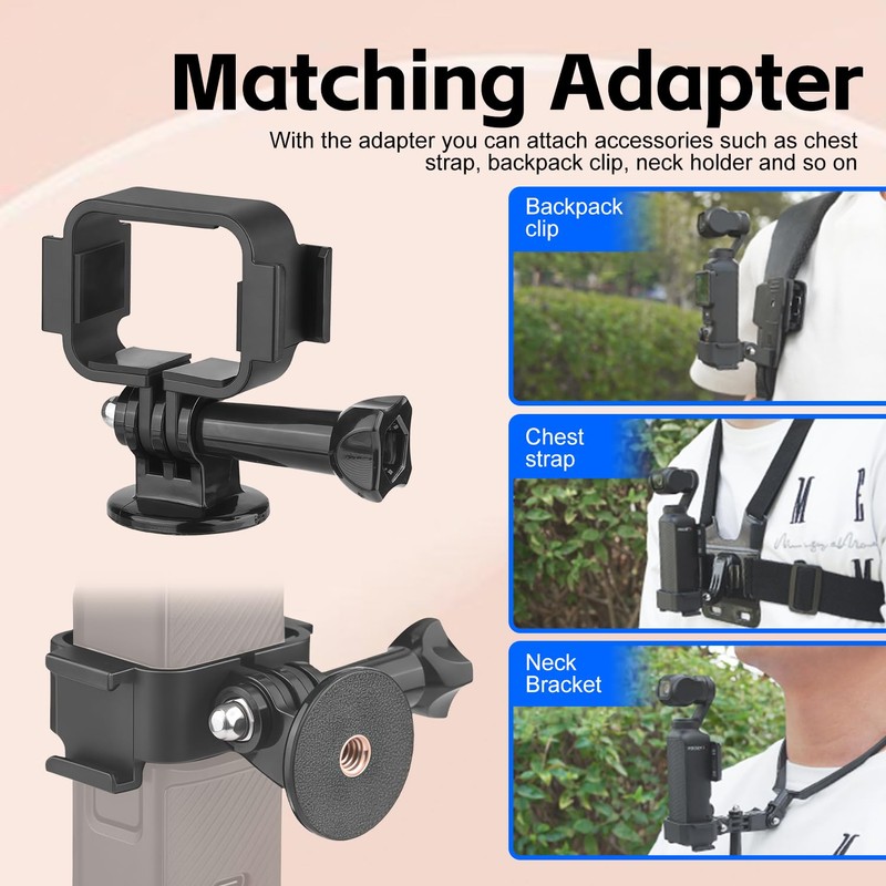 Osmo Pocket 4/3 Cold Shoe Adapter for Camera, DSLR Multi