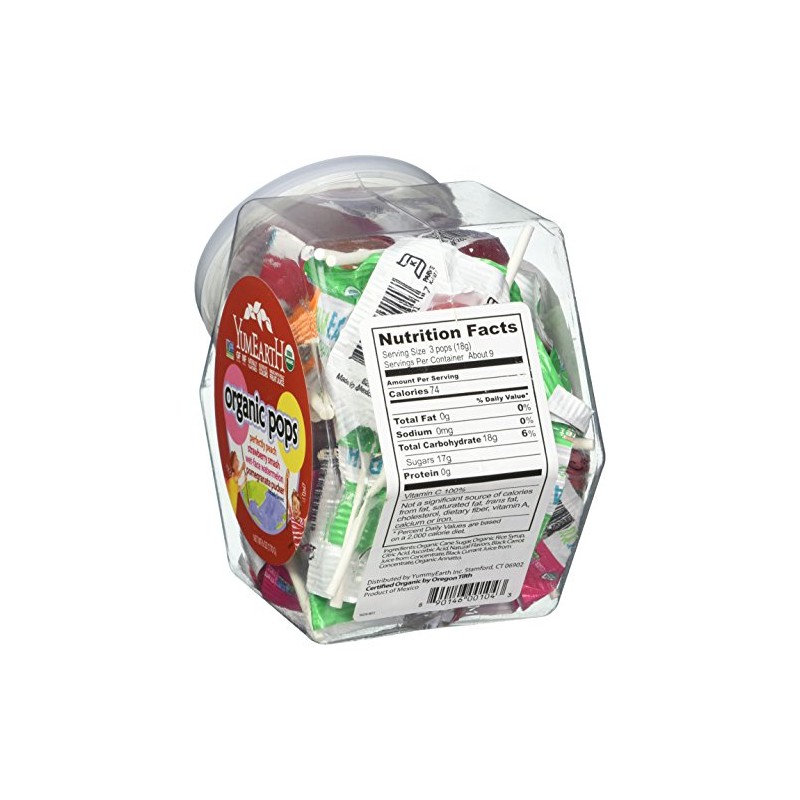 Yummy Earth Lollipops, Organic Assorted Flavors, 30 ea