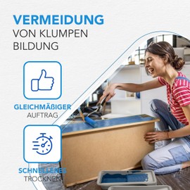 Pinto Deluxe® Paint Set: 10 x Foam Rollers 11 cm Fine Straight / 2 x Paint Roller Brackets / 2 x Paint Tray / Paint Roller / Paint Roller / Paint Roller Bracket