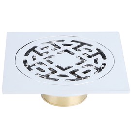 Stainless Steel Chrome Plated Floor Drain Anti Odor Insect Resistant Bathroom Water Draining