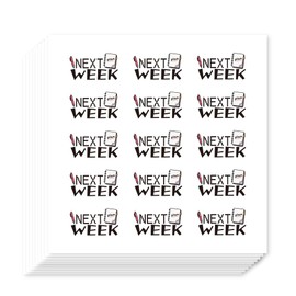 AHANDMAKER 300Pcs Word Self-Adhesive Planner Stickers, Weekly Plan Stickers Decorative Decals for Planner Calendar Scrapbook Crafting Party Decor Gift Bag Seal Theme Party Decor, 90x90mm