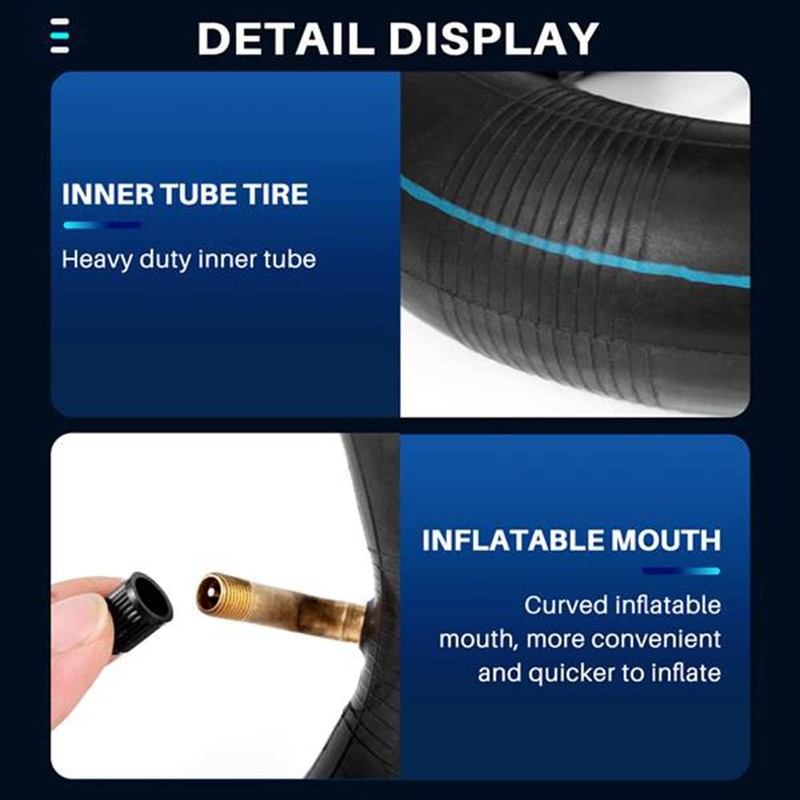 Gkikirty 2pcs 4.10/3.50-4 Inch Inner Tube Tire for Hand Truck,