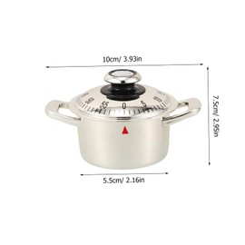 GRIRIW Modern Kitchen Timer 60-Minute Countdown Alarm for Cooking Learning and Relaxation