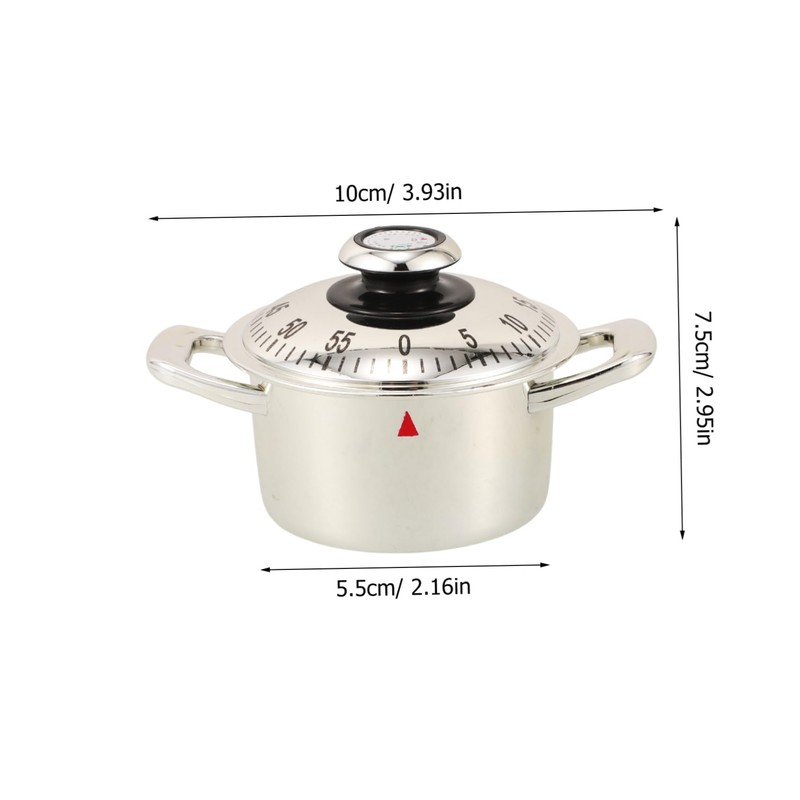 GRIRIW Modern Kitchen Timer 60-Minute Countdown Alarm for Cooking Learning