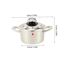 GRIRIW Modern Kitchen Timer 60-Minute Countdown Alarm for Cooking Learning and Relaxation