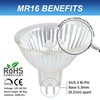 Simba Lighting Halogen MR16 20W 12V Light Bulbs (10 Pack)
