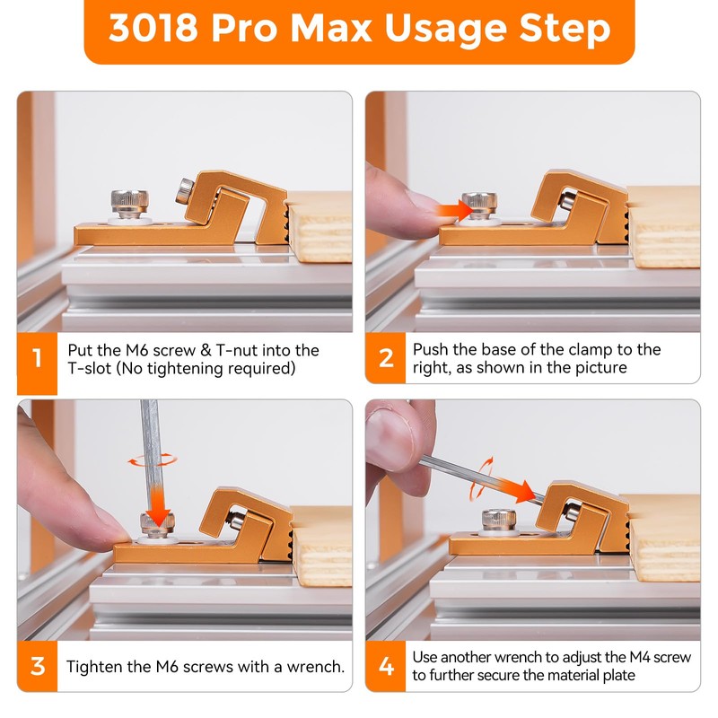 Aluminum Tiger Claw – Compatible with 3018 Pro Max/3018 Pro