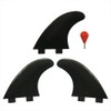 Funktion FKGFCC-3-BLK 3 Fin FCS Compatible, Set of 3, Black