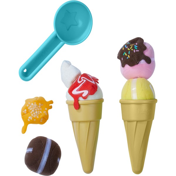 HABA 306436 Waffle Ice Cream Playset, Kasperle Theatre and Shop