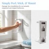 TUNEYA No Drill Shampoo & Conditioner Holders 2 Pack Adhesive