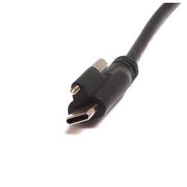 XLCS Designs Locking USB C Cable for Blackmagic Micro Studio Camera 4K G2 | High Speed Data Transfer Cable for 3.1 3.2 USB C to SSD | 20 Gbps | Type C | BMMSC 4k G2 | Secure Cable Lock