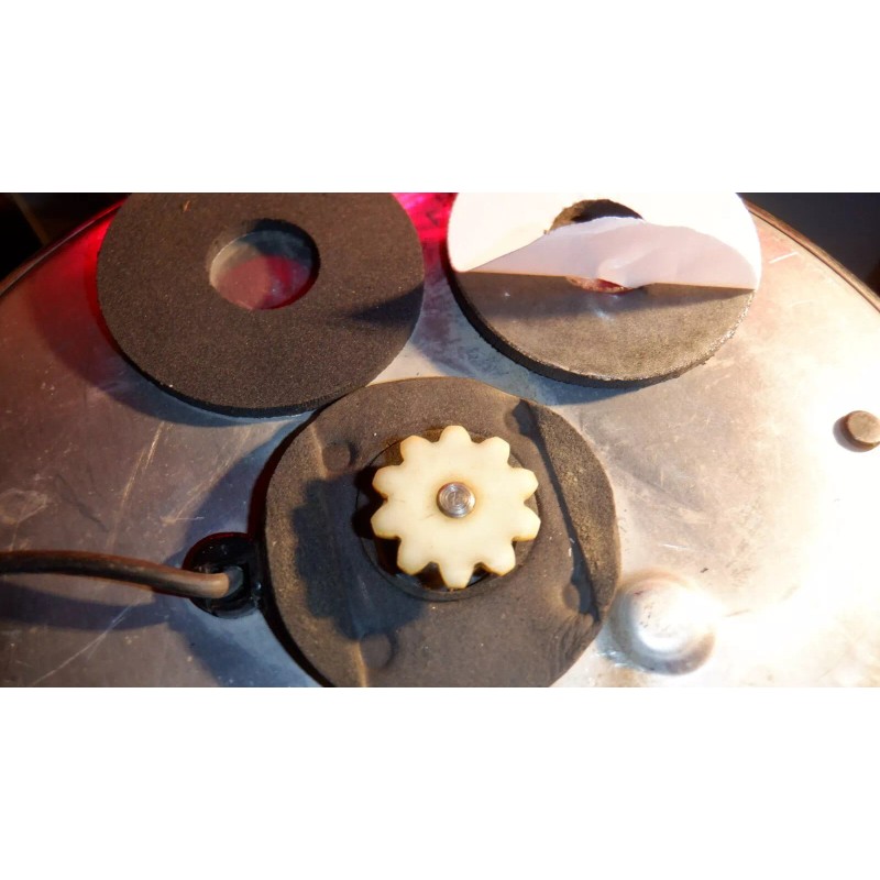 FEDERAL SIGNAL TWIN BEACON RAY 1 SIDE SELF-ADHESIVE DOUGHNUT GASKET-2MT.