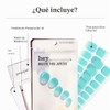 Heyhae Tiras de Gel Semicurado para Uñas - Hey, Blue