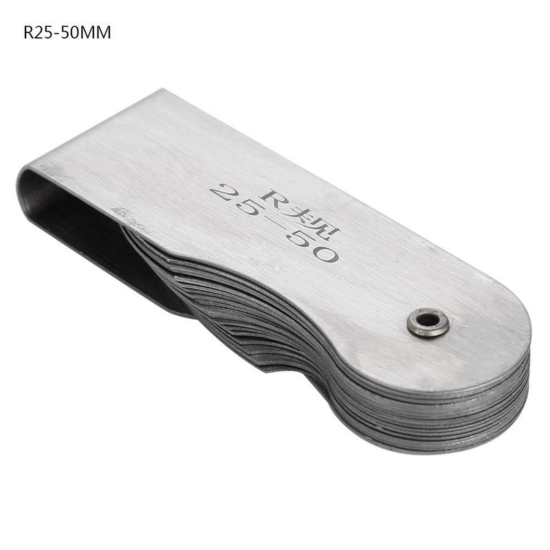 Radius Fillet Gauge Stainless Steel External Internal Concave Convex Measuring