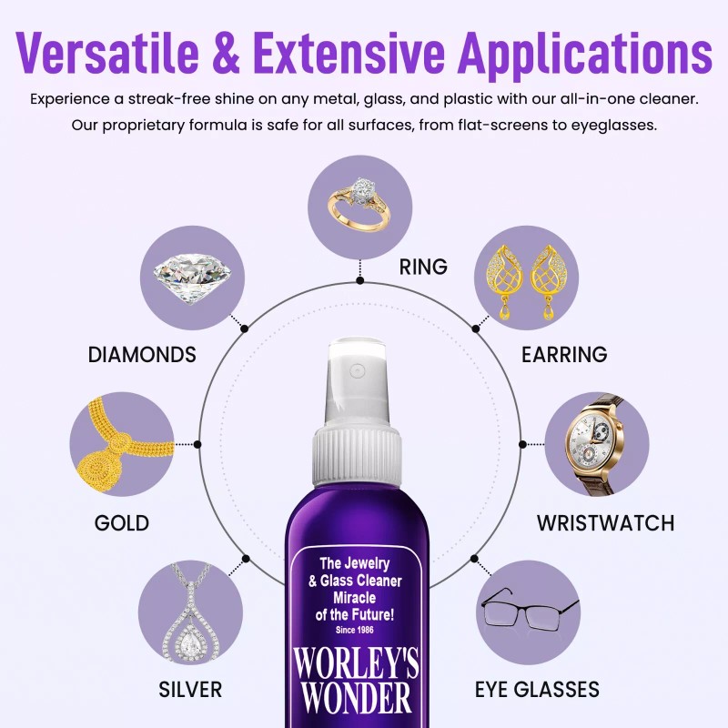 Worley's Wonder Jewelry & Glass Cleaner - Worley's Wonder Complete