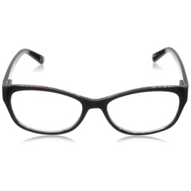 Foster Grant Women's Watercolor Round Reading Glasses, Purple/Transparent, 59 mm, 1.25