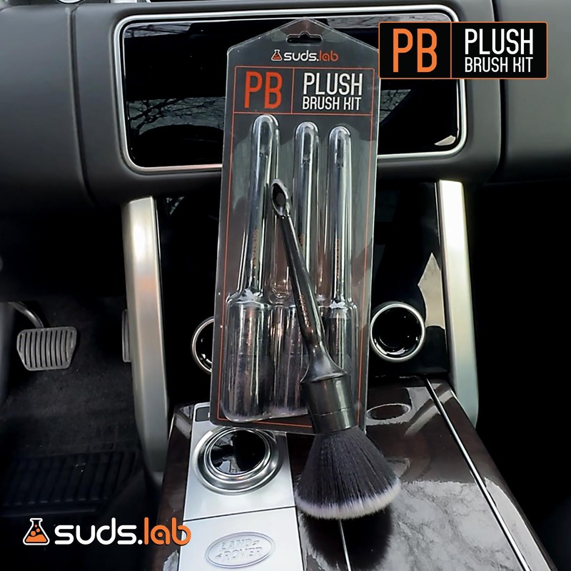 Suds Lab PB Plush Brush Kit 3 Pack- Ultra-Soft Synthetic