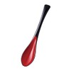 Fukui Craft 30012440 ABS Mini Itch Spoon, Black Uchi Vermilion