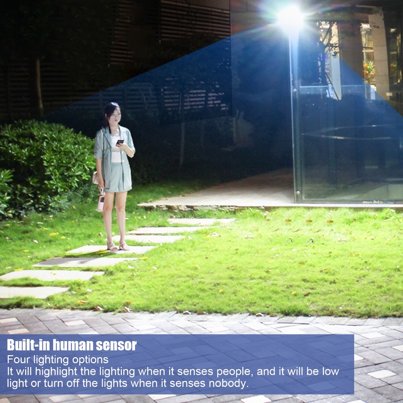 138 LEDs Motion Sensor Light Outdoor Waterproof Solar Wall Lamp