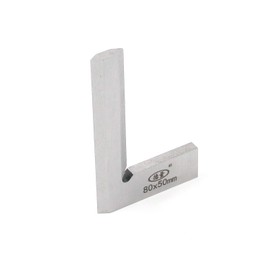 T Tulead Carbon Steel Machinist Square Engineer Square Woodworking Tool Precision Square Mini Carpenter Square 80x50mm/3.2"x2"