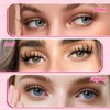 PRO Lash Clusters Kit DIY Lash Extension Clear Band Natural
