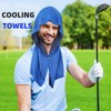 HoneyHu Cooling Hoodie Towels Cooling Neck Wrap for Hot Weather