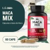 Maca Mix - Maca Negra, Amarilla y Roja 80 Cápsulas