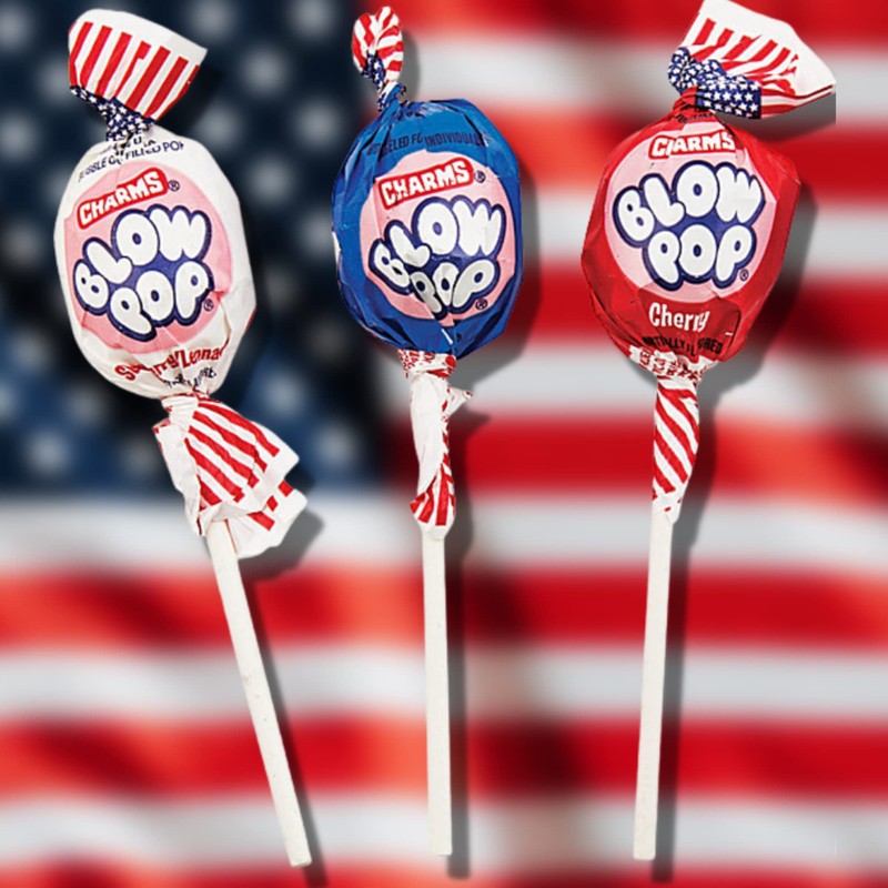 Patriotic USA Charms Blow Pops: 14-Piece Bag