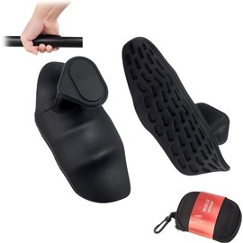 Garegce Gym Hand Grips for Weight Lifting, Exercise Palm Protectors for Men and Women, Anti-slip Rubber Workout Gloves for Dumbbell, Deadlift, Bar Pad Pull Up Grippers-Black