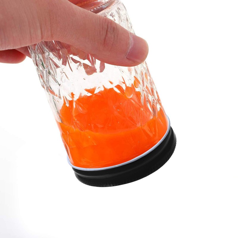 24 Pack Metal Jar Lids for Mason Jar Regular Mouth,