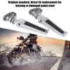 KIMISS 2Pcs Aluminum Alloy Motorcycle Foot Pegs with Engine Guard