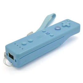 QUMOX Remote Controller and Nunchuck Joystick Blue Compatible for wii/wii u