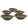 Santo 20033-5 Banko Ware Ginpo Hanamishima Astragalus Plate, Small, Set