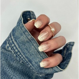 Zaubernägel4Home - UV Wraps, UV Nail Foils, Gel Nail Wraps, Semi-Cured Gel Nails (White Cosmo)