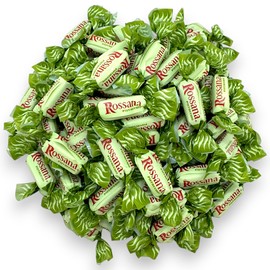 Premium Gourmet Rossana Pistachio Hard Filled Candy-1.5 lbs Individually Wrapped Italian Candy with A Hard Outside and Soft Pistachio Inside-Gluten-Free(24 oz)