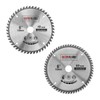 2x Saxton TCT Circular Saw Blades 150mm x 20mm bore