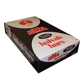 Joyva Halvah Bar - Delicious Sweet Sesame Treat | King Size, 3.5 oz, 20-Pack Box | Tahini-Based Confection, Kosher, Parve, No Gluten, No Dairy | Handmade in Brooklyn, New York. (Chocolate Covered)