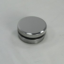 VENTED OR NON-VENTED Billet Aluminum Motorcycle Gas/Fuel Tank Cap Knurled - Steel Stepped Bung - Custom Harley Chopper Bobber Cafe Racer - MADE IN USA (AL/ST)