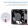 GDSTIME Dual 60mm x 25mm 12V DC Small Brushless Cooling