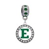 Final Touch Gifts Eastern Michigan University Crystal Charm