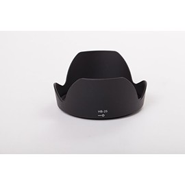 vhbw Lens Hood Replacement for Nikon HB-25 for 72 mm Lens - Black Plastic Tulip Shape