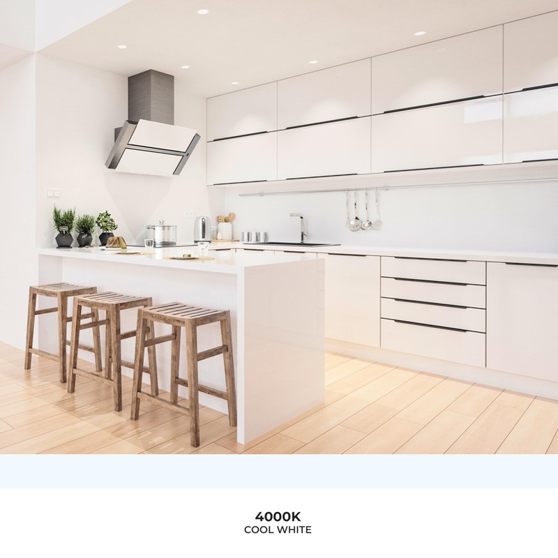 Luceco FType Essence Dimmable Flat Downlight, 5 Watts, IP65 Rated,