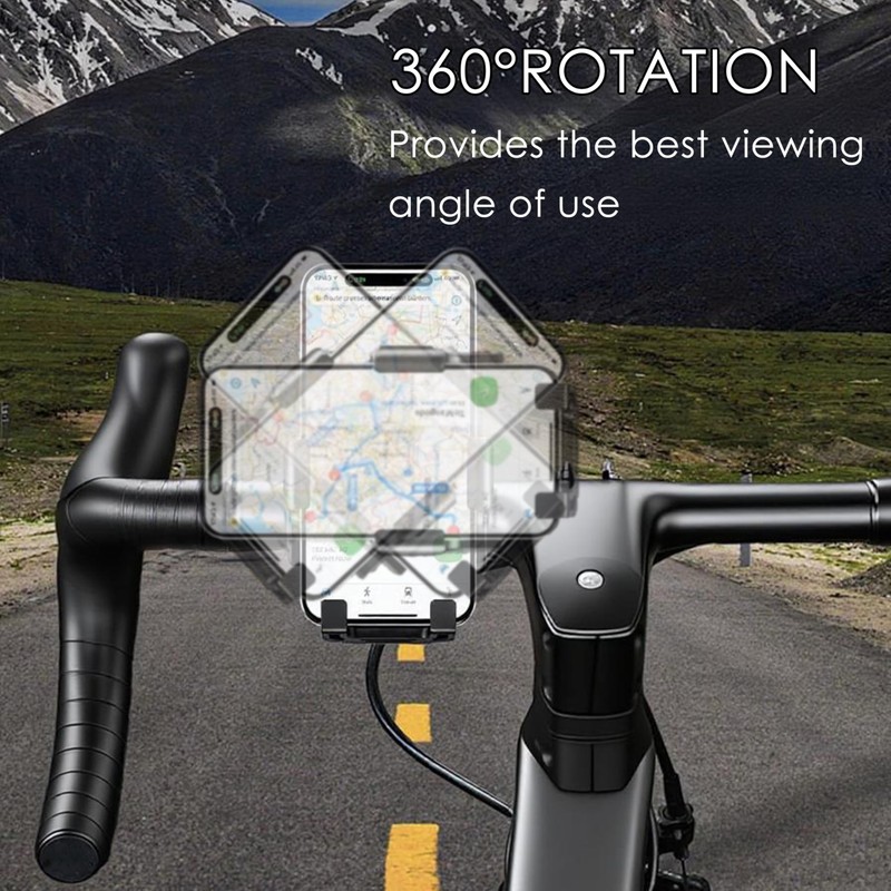 YTDSUP Bike Phone Holder 2 Pack, Mountain Motorcycle Phone Mount,